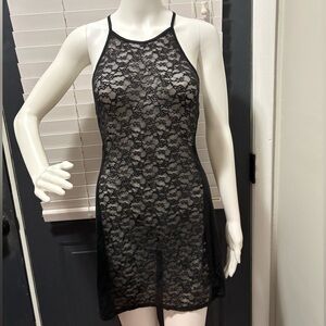 Dead Stock Victoria's Secret Black Lace Chemise